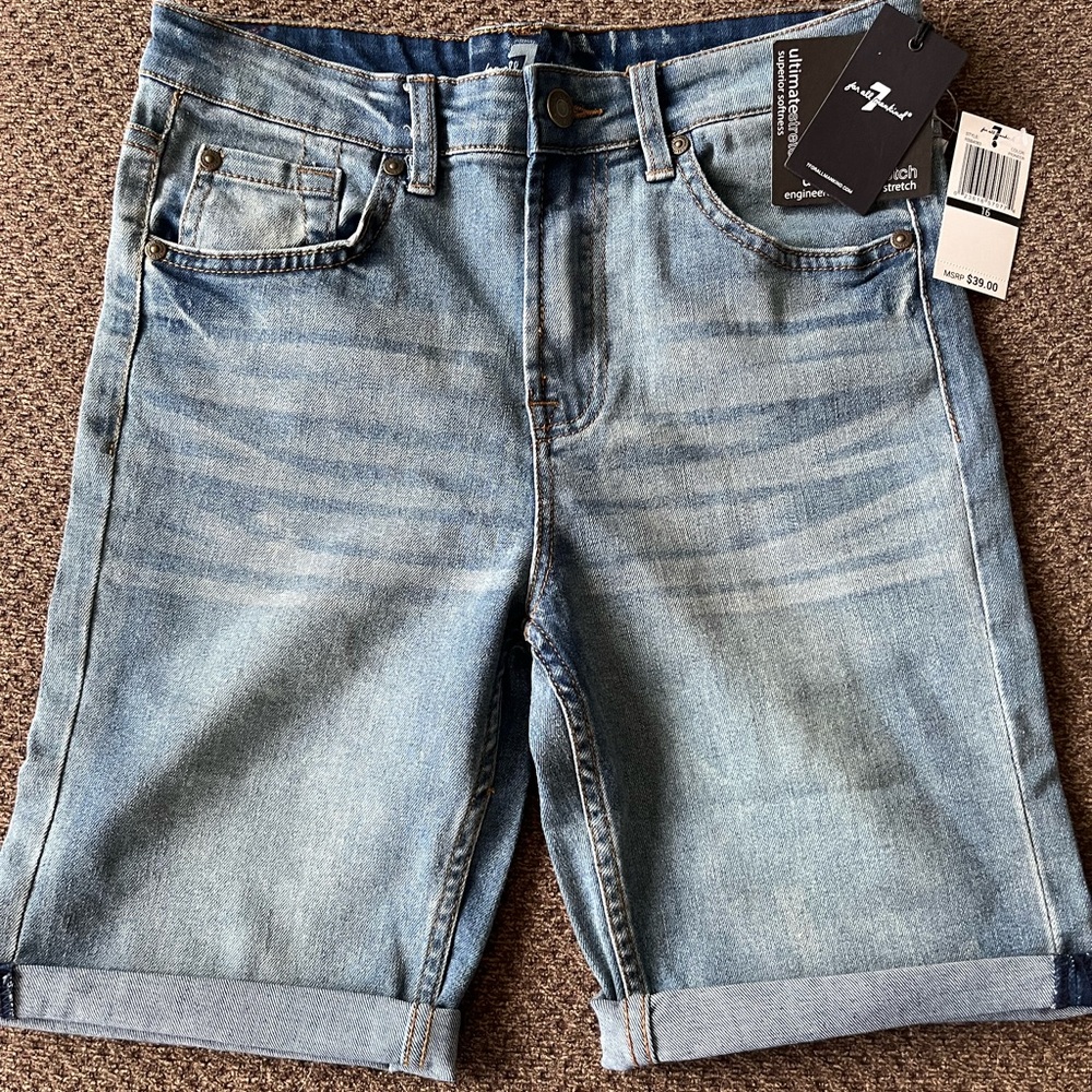 NWT! Boy’s 7 For All Mankind Jean Shorts